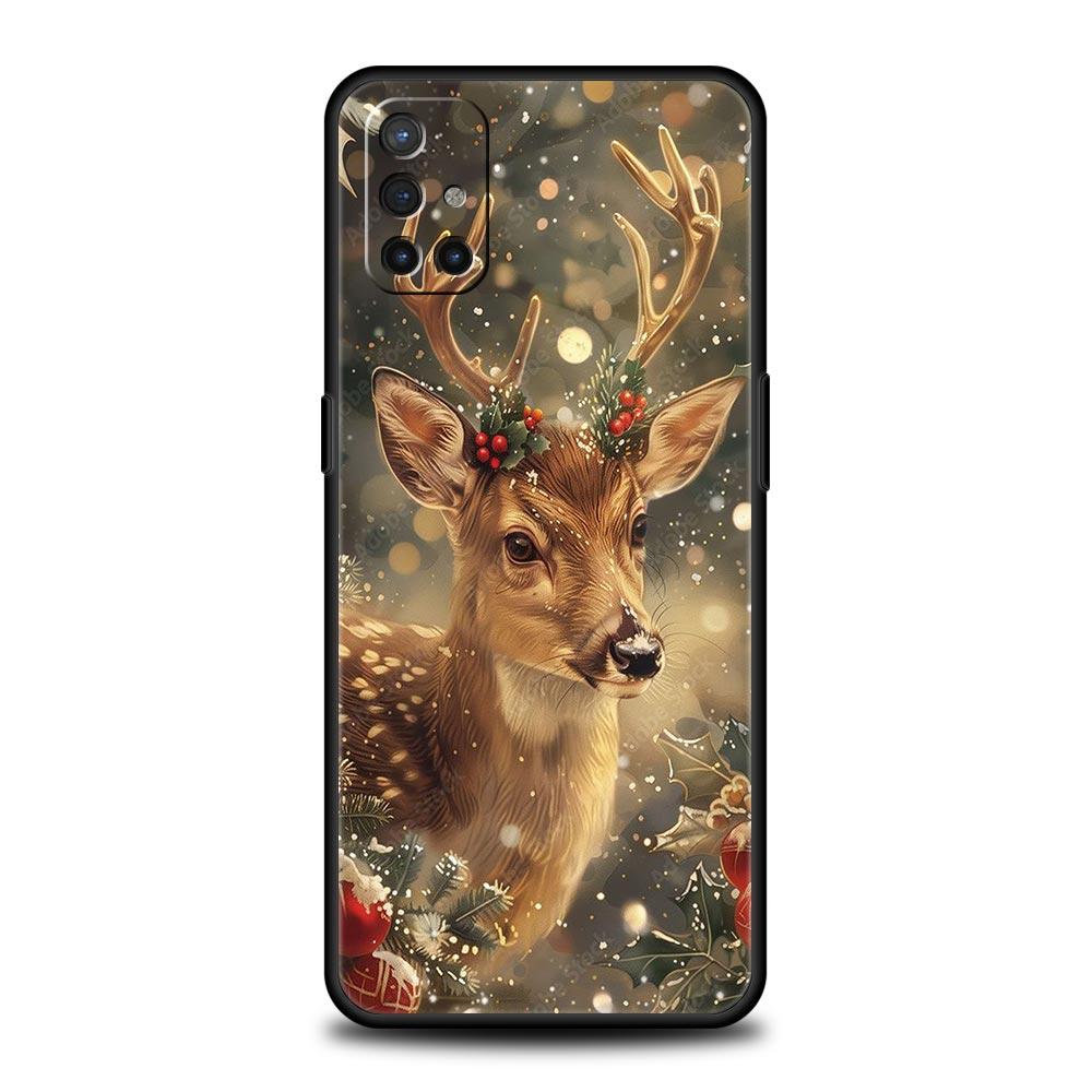 Cartoon Animal Deer Phone Case For Oneplus 13R 13 12R 11 10T 10R Nord N100 N200 N10 10 9 9R 9RT CE 3 2 Z Pro 5G Soft TPU Cover