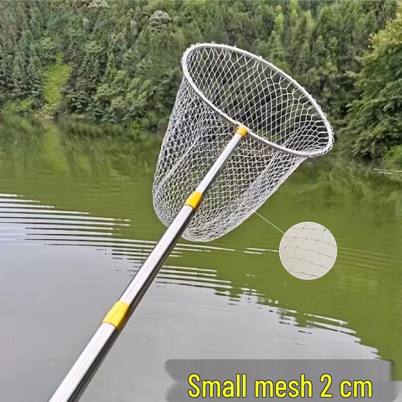 Brangdy Stainless Steel Telescopic Fishing Landing Net