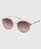 Tuditeo Lun Round Combination Nylon Lens Uv Protection Sunglasses C4 Light Pink