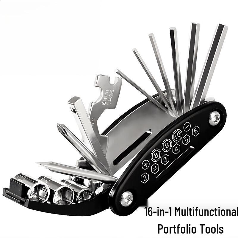 

Portable Folding Cycling Multi-tool Wrench