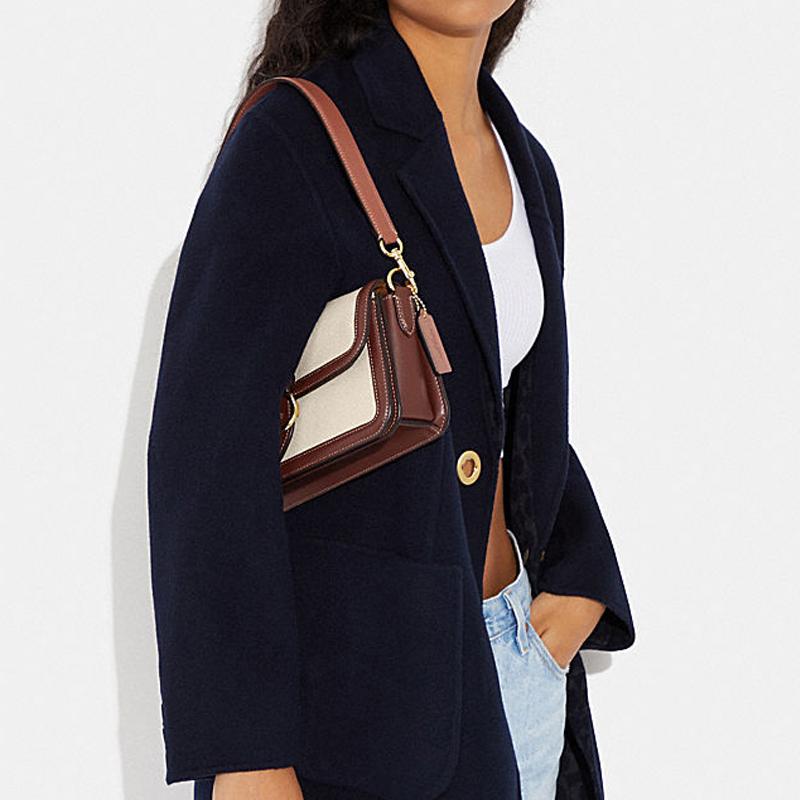 Coach Bolso de Hombro Morgan 27 para Mujer Marrón (Unisexo) Bolsos de Hombro CH184 IMNAM