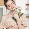 Cute Gold Women's Analog Watch: Waterproof with Stainless Steel Strap, Simple Design - Perfect for Valentine's Day, Christmas, or Birthdays