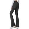 Yodilala Sportswear Flared Pants for Beautiful Loose XL Women's Leggings, Yoga, Legs, Sweat-Wicking, Quick-Drying, Fit, Stretch, Black,