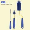 3Pcs Baby Bottle Cleaner Brushes Silicone 360 Degree Rotation Long Handle Baby Milk Bottle Nipple Cup Clean Cleaning Brush