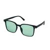Retro Black Frame Square Sunglasses For Women With Uv400 Protection For Outdoor Fashion
