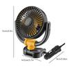 Light Weight 12V/24V Car Cooling Fan 360 Rotation Low Sound High Speed Air Cooing Fan For Cab Vehicle