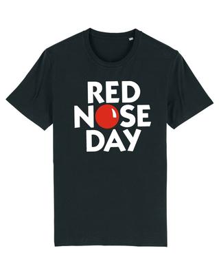 Den červeného nosu Černé Bílé Tričko Tričko Comic Relief Charitativní den Květen 2023