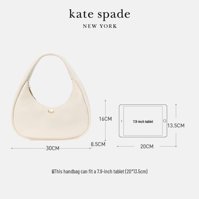 Kate Spade Kayla Crescent Leather Shoulder Bag