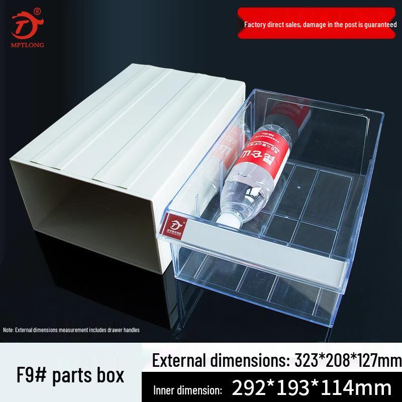 Desktop Drawer-Type Organizer Box, Thickened Storage Cabinet for Components and LEGO Bricks