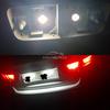 2PC T10 W5W 12SMD 1206 Wedge White LED 12V Canbus No Error Decoder Car External Light License Plate Corner Backup Dome Door Lamp