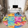 1PC Office Round Rug, Non-slip, Soft and Durable Office Rug for Interior Decoration, Perfect for Office yy250915037