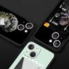 Cartoon Statue Abstract Art Phone Case Cover for iPhone 17 16 15 14 13 12 Pro Max 11 Pro Max 17 AIR Plus Shockproof Soft TPU Bag