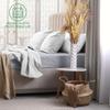 Cotton Fitted Sheet 60x120 FROTA for a Cot, Light Gray