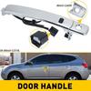 Front Left Driver Side Door Handle Compatible with Nissan Rogue Replaces 2010-2013 80640-CZ31B 80645-CA000 with Sensor and Smart Keyless Entry System