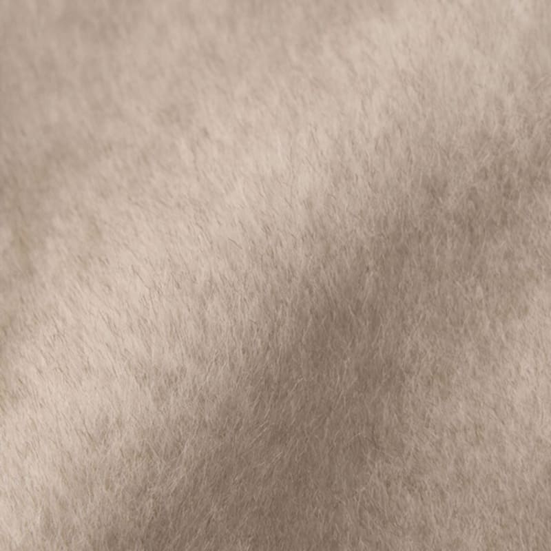 NOTHING WRITTEN Moi fur scarf (Ivory)