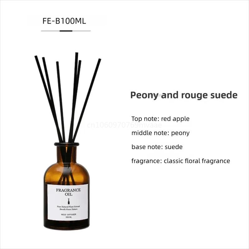 100ml Fireless Aromatherapy Essential Oil Rattan Aroma Bedroom Toilet Deodorant Household Decoration Gift Diffuser Air Freshener