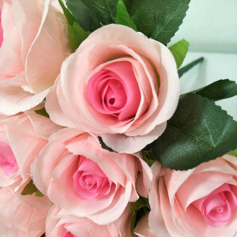 18 Small Rosesartificial Bouquet Floral Decoration Bridal Bouquet Wedding Party