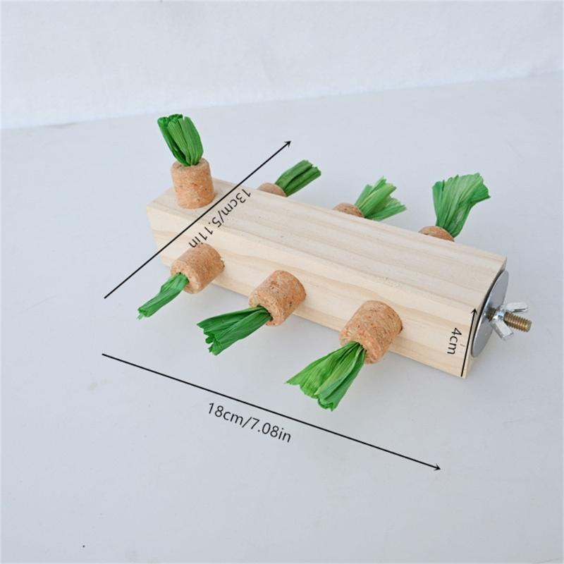 Bird Stand Perch Toy,Bird Cage Accessories for Parakeets Cockatiels Lovebirds Conures Bird Chewing Toy Wooden Perch Stand