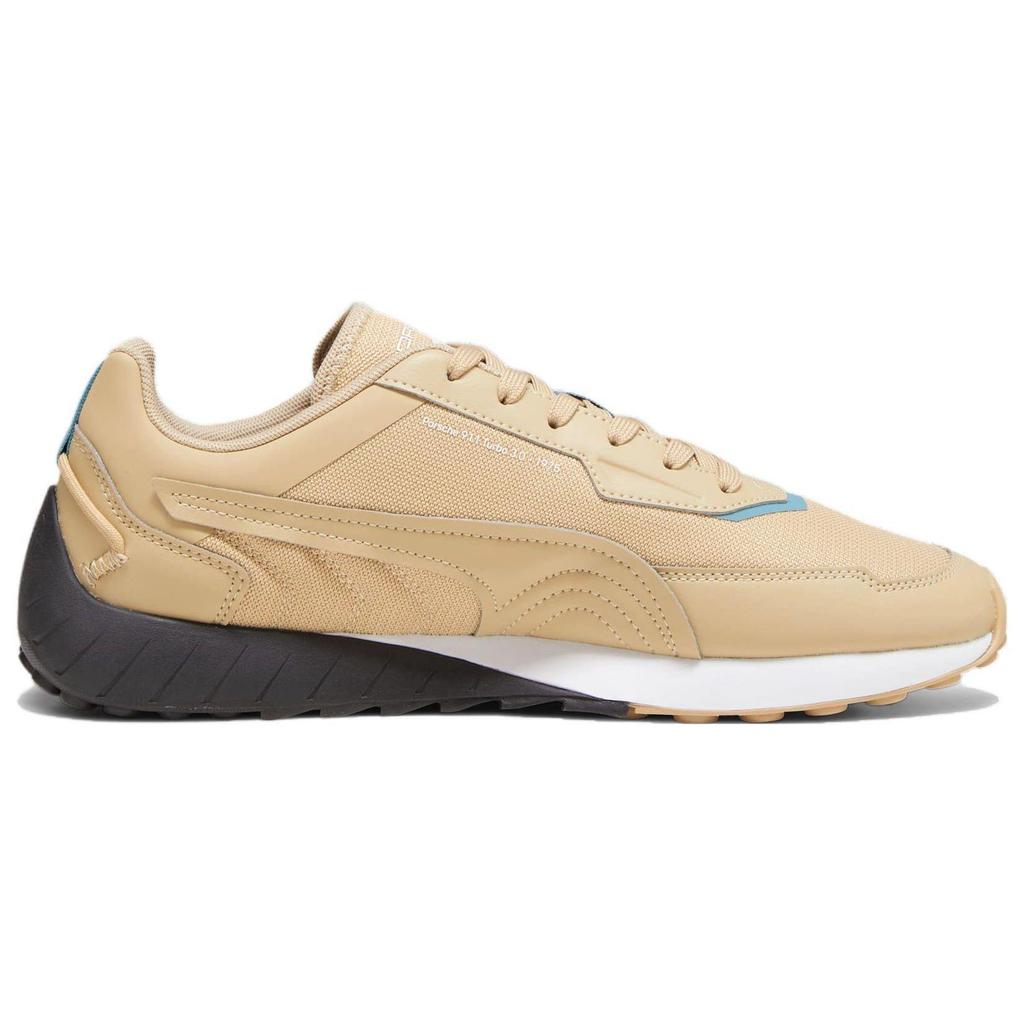 Puma X Porsche Legacy Speedfusion Unisex Sand Dune White Black Low Top Lifestyle Sneakers 307778-03