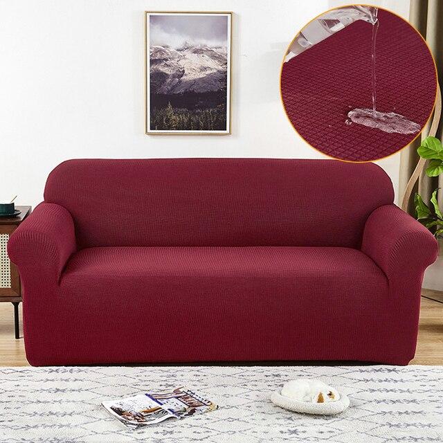 Wasserdichter Sofabezug, Sesselbezug, 1/2/3/4-Sitzer-Bezug, Polar-Fleece-Sofabezug, Möbelschutz für Zuhause und Wohnzimmer
