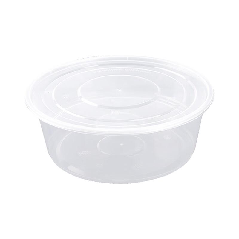 Einweg-3000-ml-Lebensmittelbehälter mit flachen Deckeln