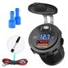 Dual Port PD Fast Car & Motorcycle Charger Adapter 12-24V