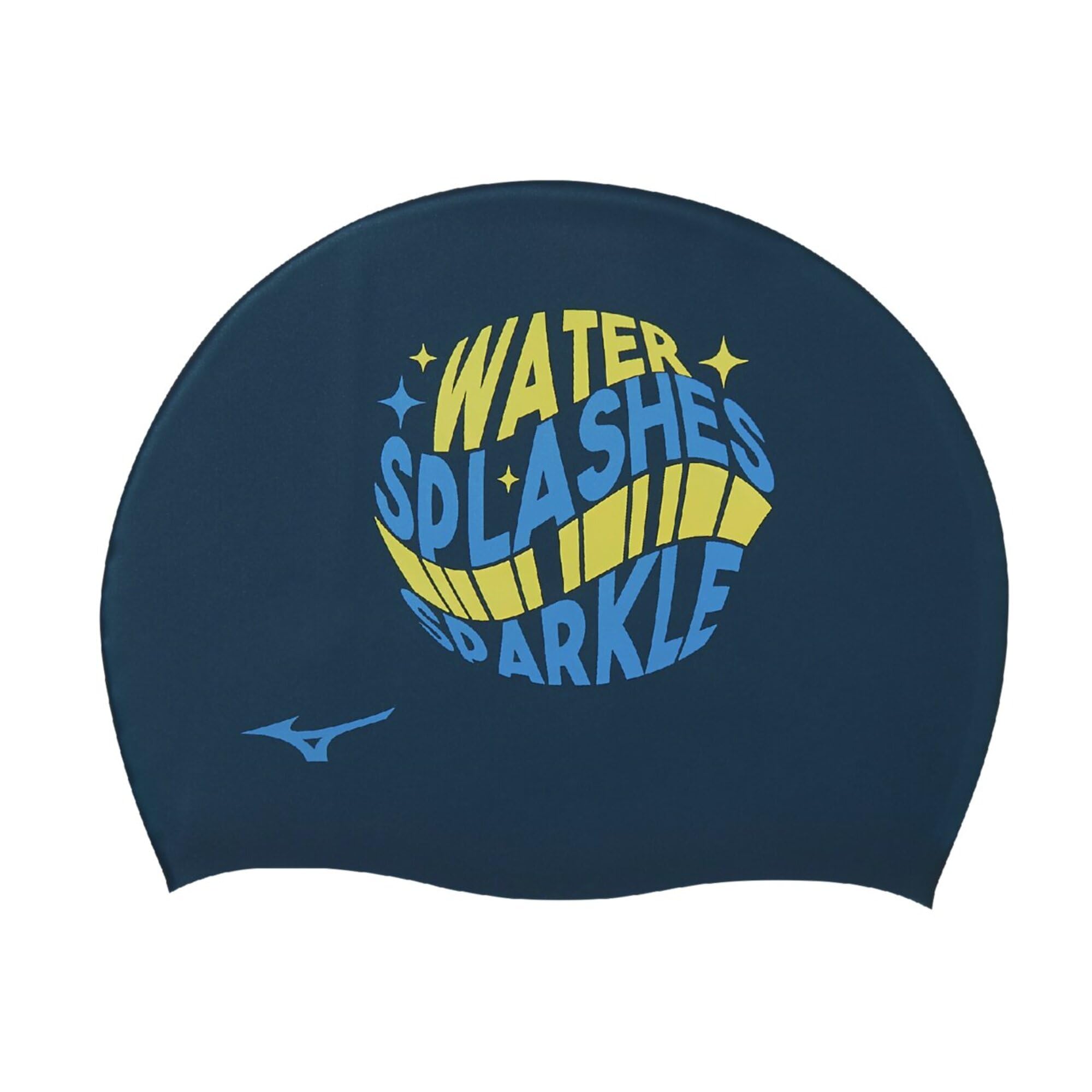 

Mizuno Силиконовая шапочка для соревновательного плавания N2JWC543 Унисекс Один размер подходит большинству Темно-синий,