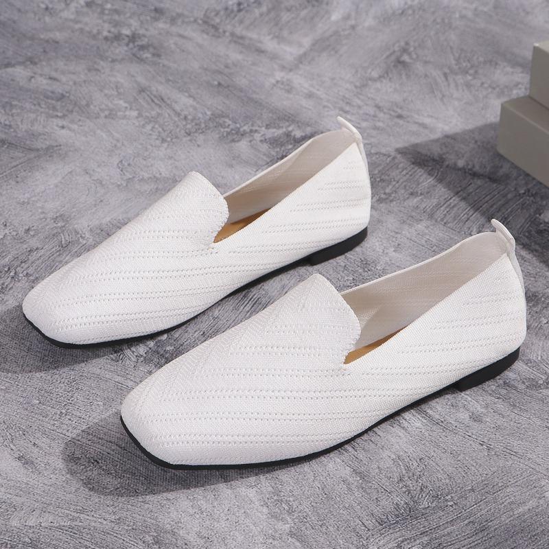 Fashion European and American Single Shoes 2024 New Simple Solid Color One Foot Shallow Mouth Daily Single Shoes for Women Zapatos Mujer