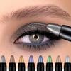 Multi-Color Glitter Eyeshadow Stick Pearl Highlighter Matte Waterproof Glitter Stick Eyeshadow Pen  8pcs