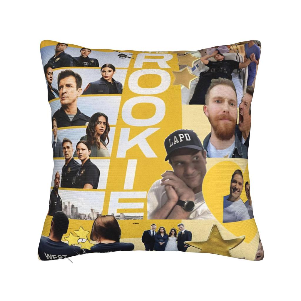Federe decorative Accessori serie TV The Rookie Custodia Cuscino da divano Copricuscino Quadrato Multi-taglia