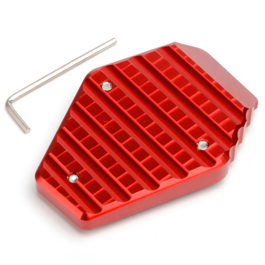 CNC Motorcycle Accessories Kickstand Side Stand Extension Enlarge Plate For Ducati Monster 795 796 821 1200