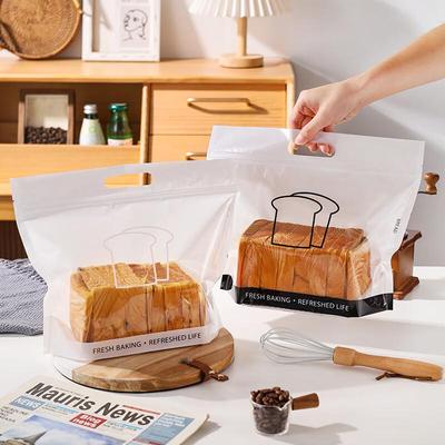 Transparente selbstklebende Verpackungsbeutel für Brot und Desserts