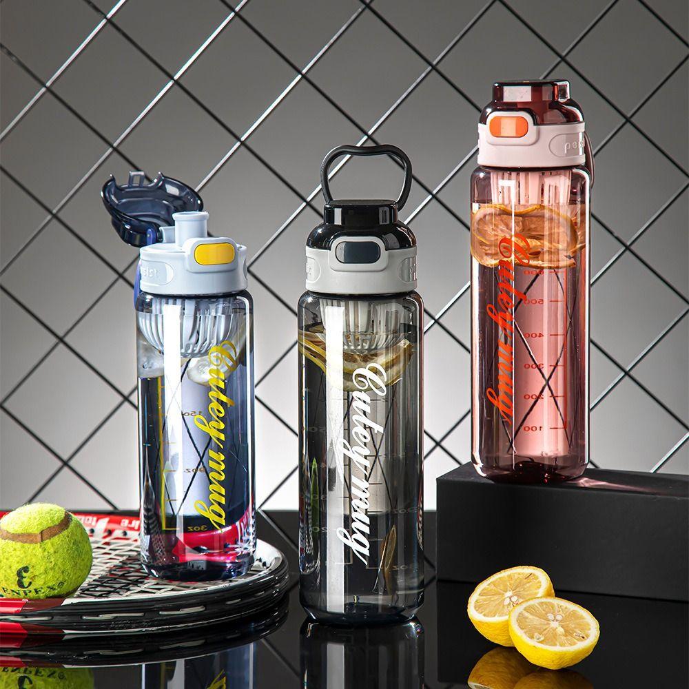 PP 1000ml Sports Water Bottle Large Capacity Outdoor Sports Kettle  Outdoor Travel
