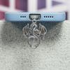 Flying Dragon Pendant Keychain Phone Dust Cover Decorative Accessory Suitable for IPhone for Samsung Type-C Charging Port