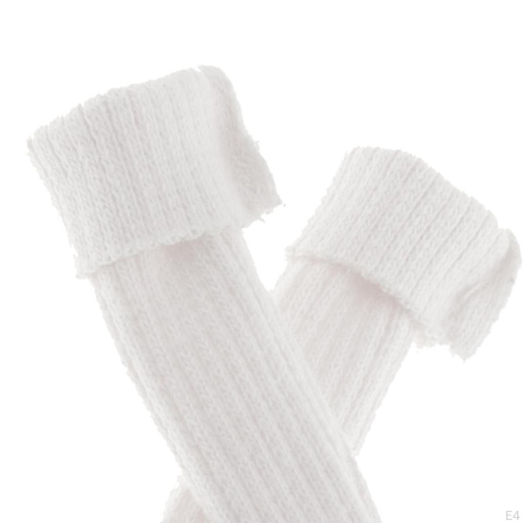 1/6 Girl Doll Long Socks Knitting Stocking Elastic and Cute for 30cm Girls