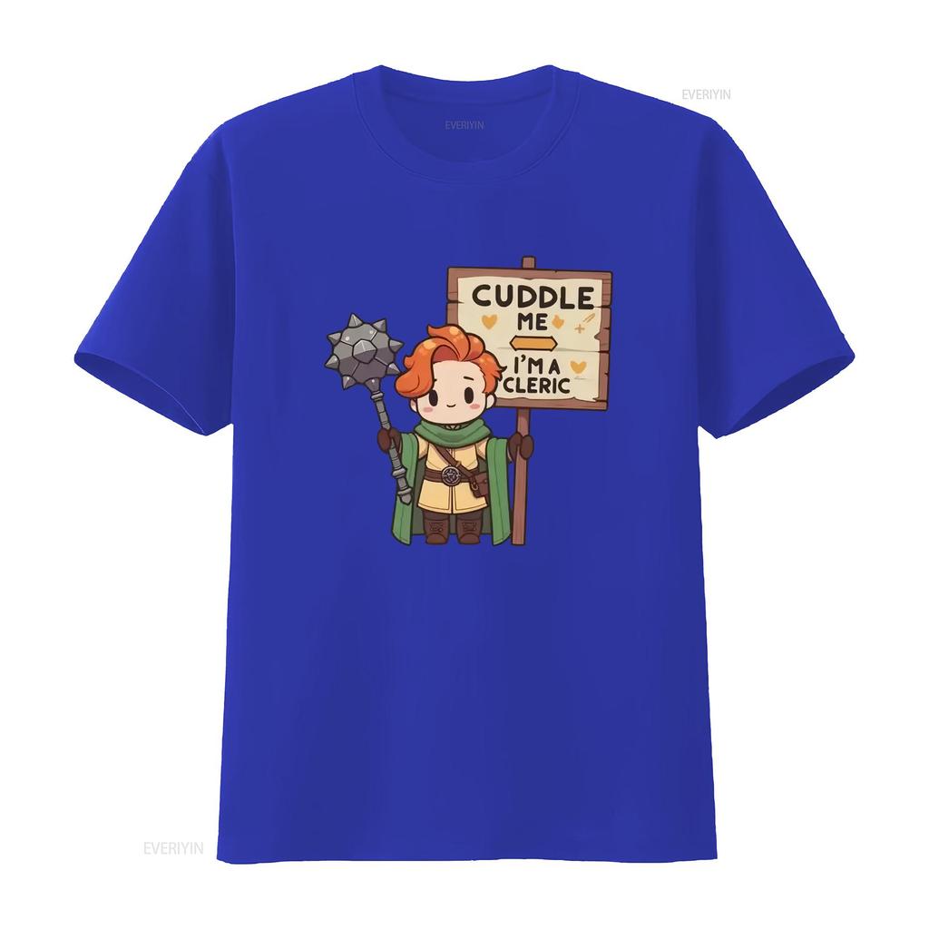 Cuddle Me Im A Cleric T Shirt Healing Wrapped In Hugs Softstyle Vintage Washed Stylish Slightly Top For Everyday Wear Versatile