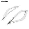 Rear Fog Light Lamp Cover Trim For Toyota Prius Hatchback     Chrome Foglight Protector Accessories Car Styling