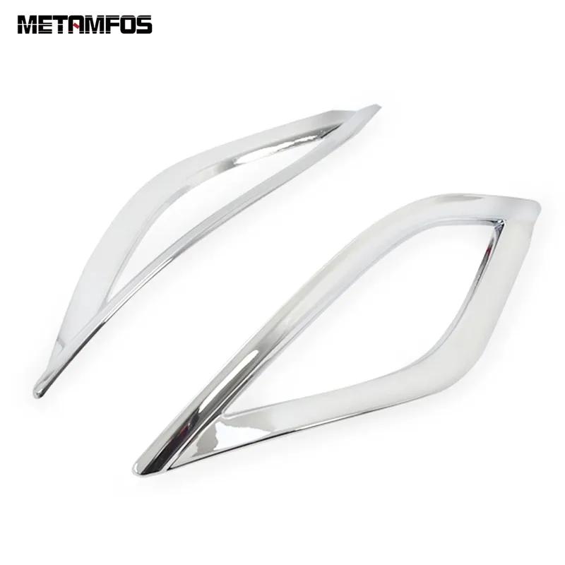 Rear Fog Light Lamp Cover Trim For Toyota Prius Hatchback     Chrome Foglight Protector Accessories Car Styling