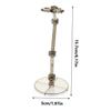 Abaodam Set of 4 Plastic Figure Stands, Display Racks, Model Figurine Shelves, Tabletop Stable, for Collectors