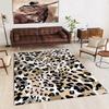 Nordic Luxury Leopard Print Carpet for Living Room Home Decoration Bedroom Rug Large Size Non-slip Washable Mat Customizable