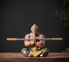 Ceramics Monkey King Figure Statue Chinese Mythological Characters High Quality Home Living Room, Office Decoration Artwork
