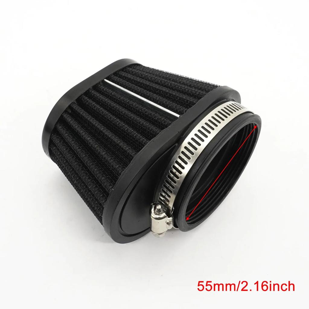51mm 55mm 60mm Motorcycle Filters Cleaner For Carburetor Scooter Cold Air Intake Filter Sport Myshroom Moped Parts Accessories