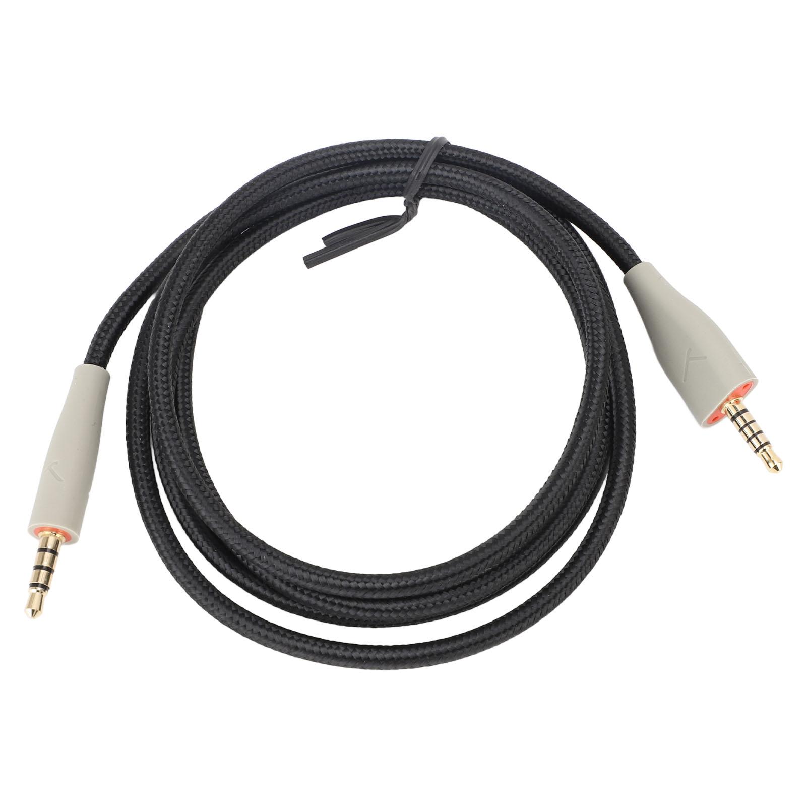 

Headset Cable 3.5mm OFC Replacement for MMX100 Headphone Plug and Play PC Computer Accessories 1.2m Gray серый