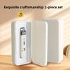 New Dopamine 5-Piece Manicure Set Stainless Steel Beveled Flat Nose Anti-Splash Nail Clippers for Professional Home Use