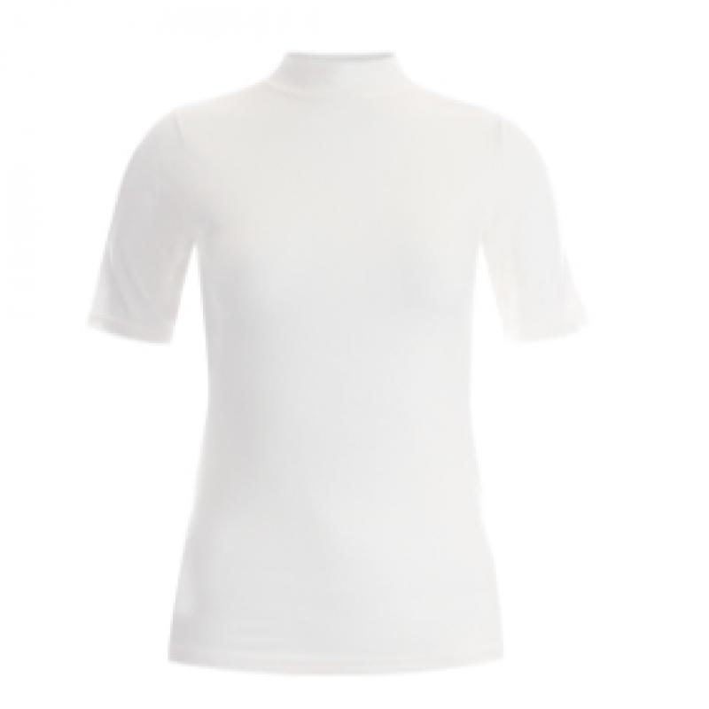 Shop   Women Slim Fit Round Neck Crop Tee Beige Rnf Wsh 11861