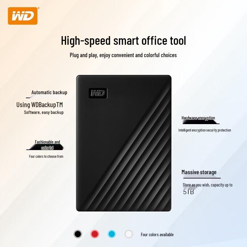 WD My Passport Encrypted Portable External Hard Drive