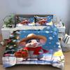 "Holiday Mouse Winter Decoration Set" Soft Comfortable Duvet Cover Bedding Set Included 1*Duvet Cover & 2*Pillowcases gift