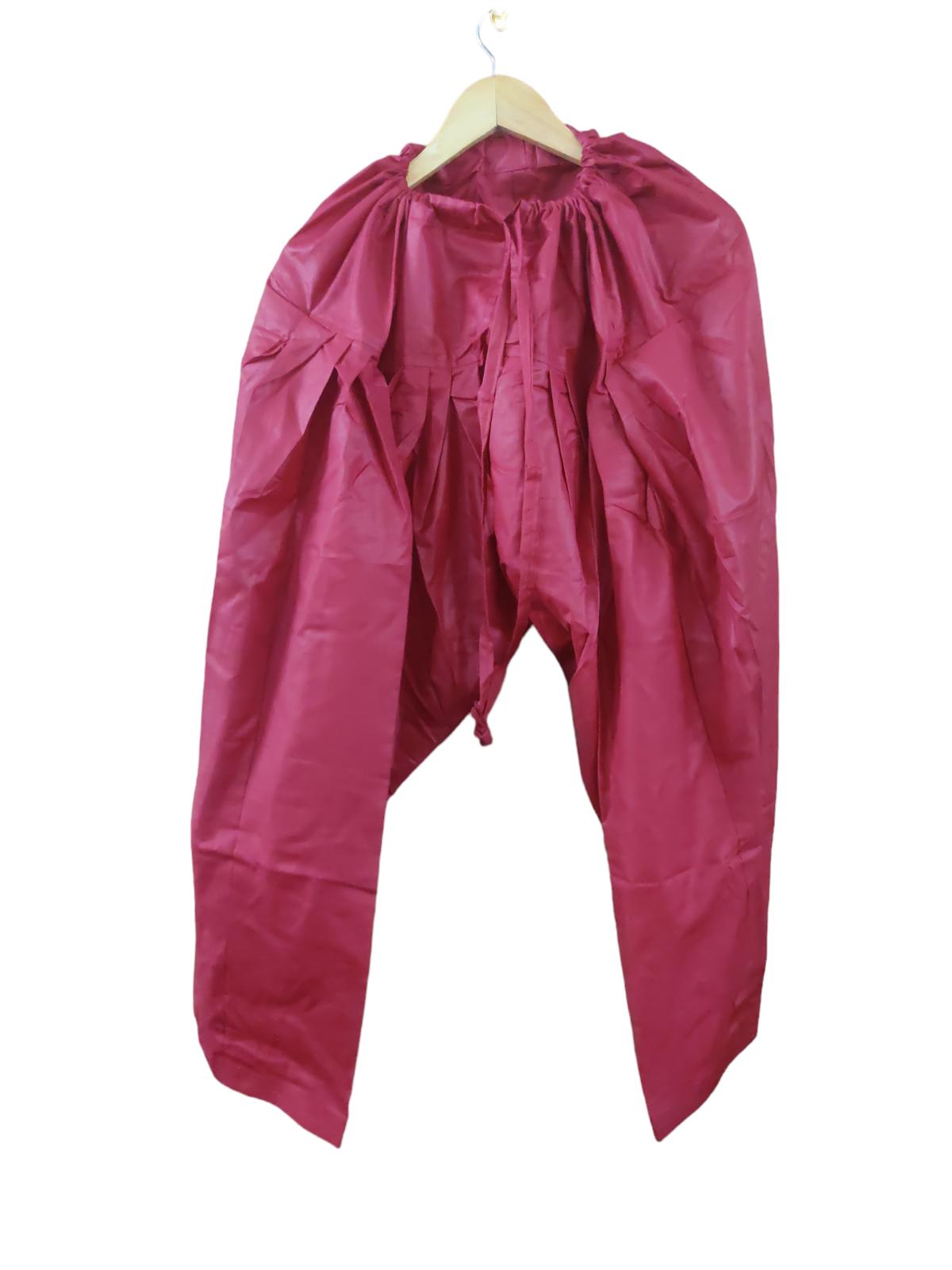 

@ Patiala slawar Cotton Plain Fabric Maroon Color MJ-267-60%OFF