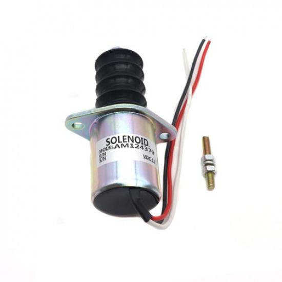 AM124379 Fuel Shut off solenoid For John Deere 415 425 455 F915 F925 F935 NEW US