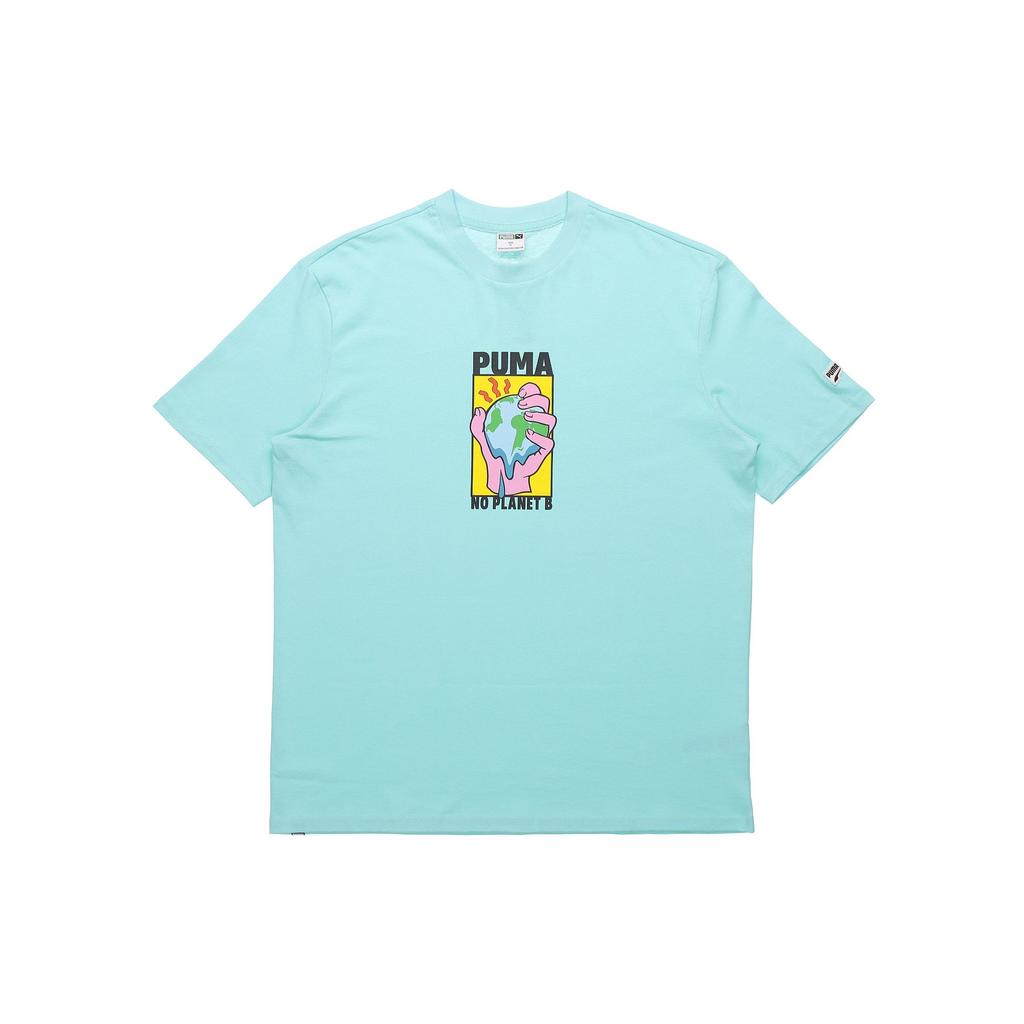 Puma Set-in Sleeve T-Shirt Men's Blue 599181-33